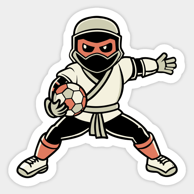 Soccer Ninja Sticker by The WYLD Tribe